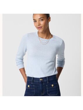 J. Crew Teddie Sweater (blue, size medium)